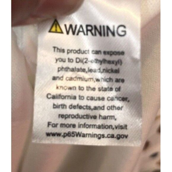 Peach Love California Dot Mini Dress Women’s Size Medium Cream Brown Metallic - Picture 7 of 7